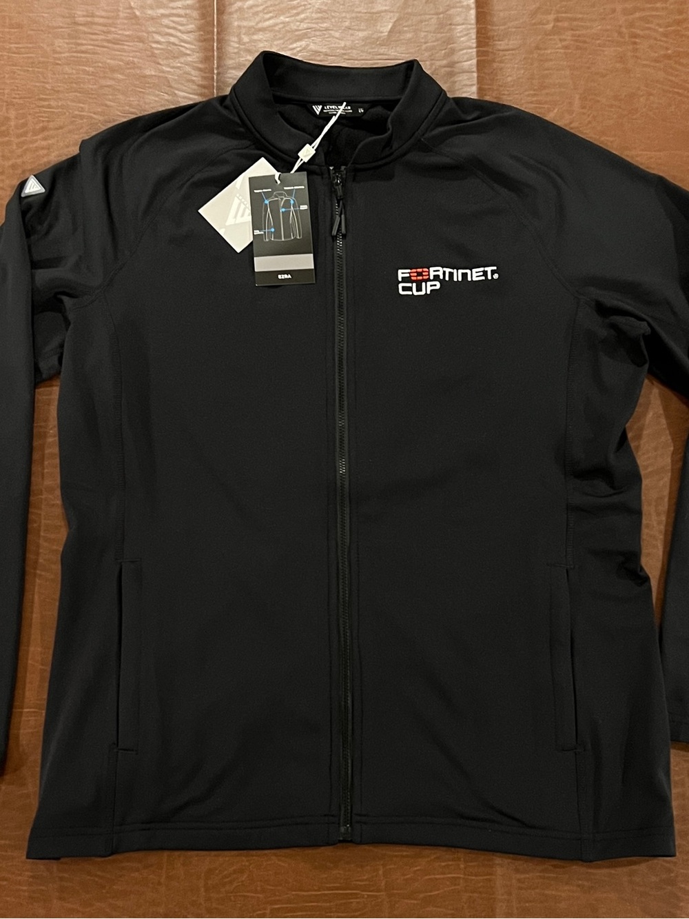 NWT Fortinet Cybersecurity Women’s Full-Zip Activewear Jacket - Size Large